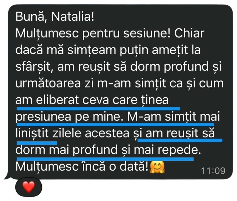 Mesaj de la client — Abuz fizic în relație